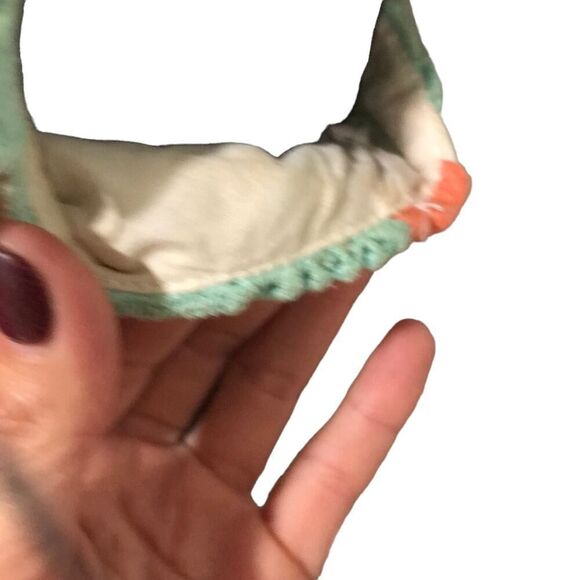 Lilly Pulitzer Orange Teal Crochet Feminine Spring Time Floral Dress Size 2 Barb - Picture 7 of 13